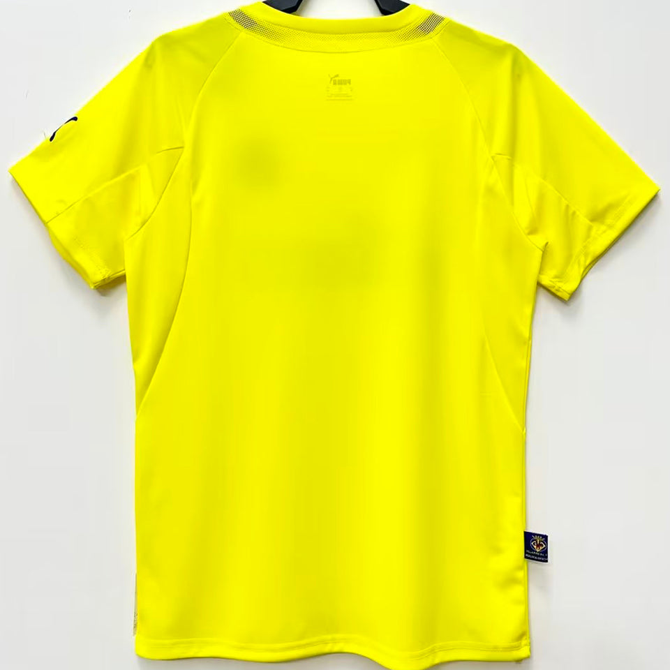 jersey 2005/06 villarreal fc local manga corta versión fan retro