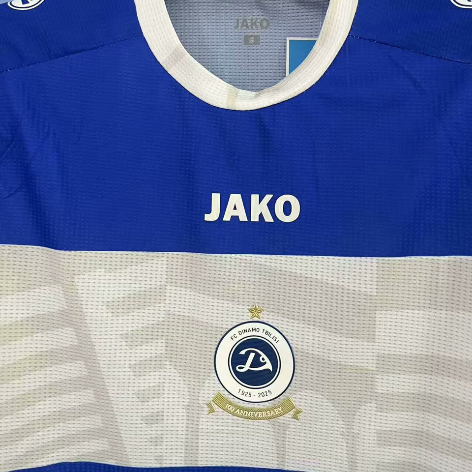 jersey 2025/26 dinamo tbilisi local manga corta versión fan