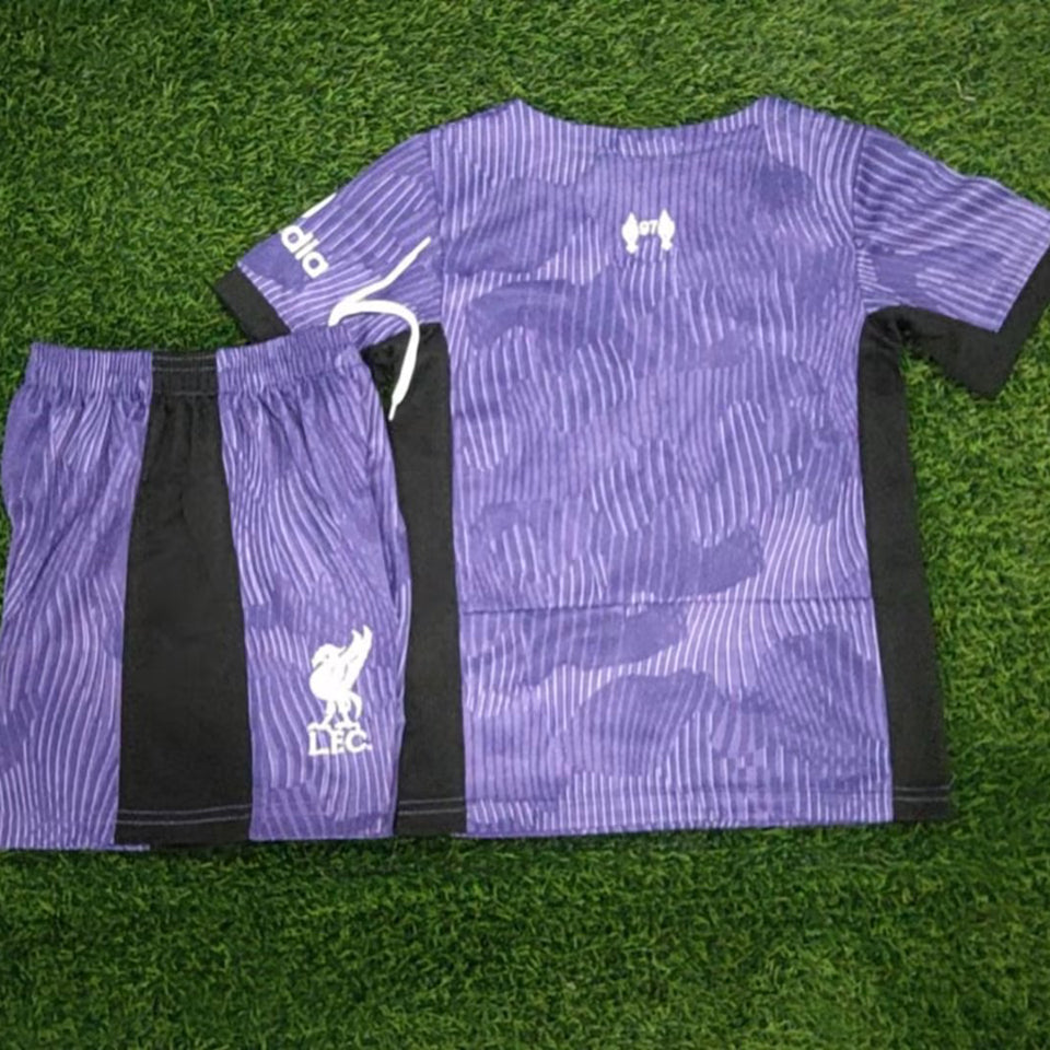 Jersey 2023/24 Liverpool Tercero Manga corta Niño