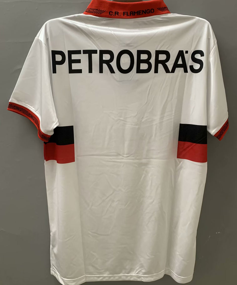 jersey 1994 flamengo visitante manga corta versión fan retro