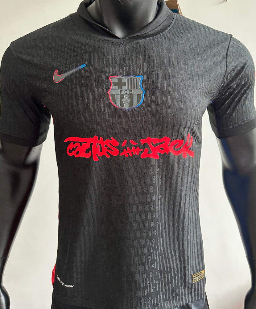 Jersey 2025 Barcelona Especial Travis Scott Manga corta Versión Jugador