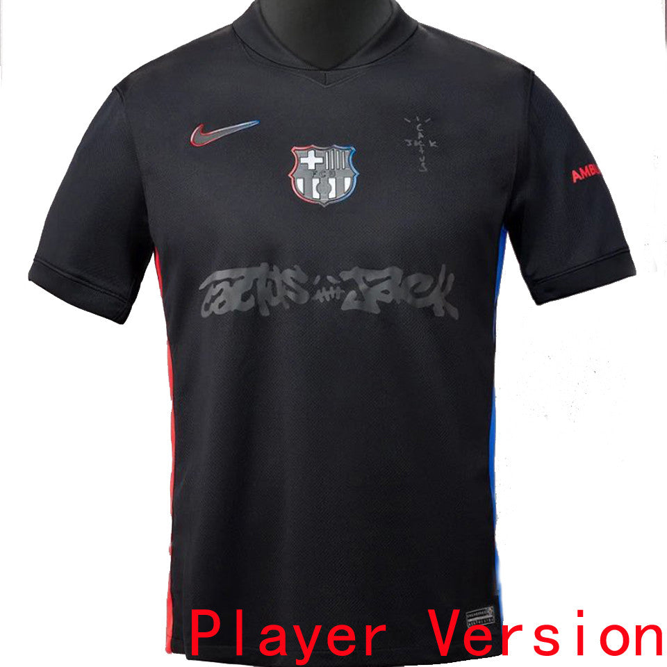 Jersey 2025 Barcelona Especial Travis Scott Manga corta Versión Jugador