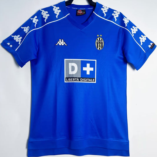 Jersey 1999/2000 Juventus Visitante Manga corta Versión Fan Retro