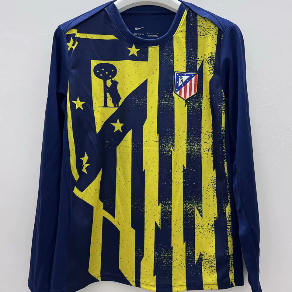 jersey 2025/26 atletico de madrid especial manga larga versión fan