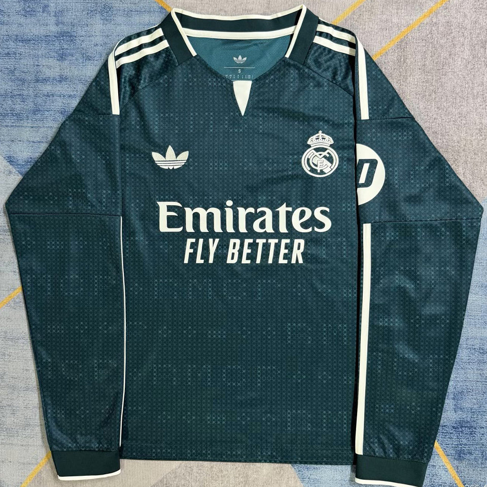 jersey 2026/27 real madrid visitante manga larga versión fan