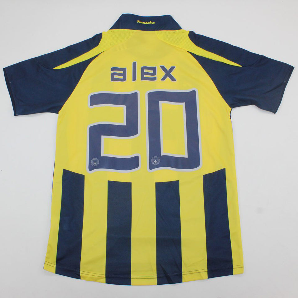 jersey 2007/08 fenerbahce local manga corta versión fan retro