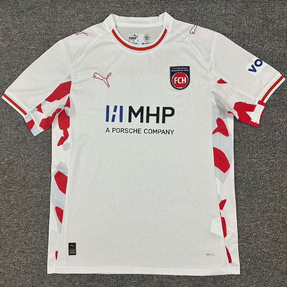 jersey 2025/26 heidenheim tercero manga corta versión fan