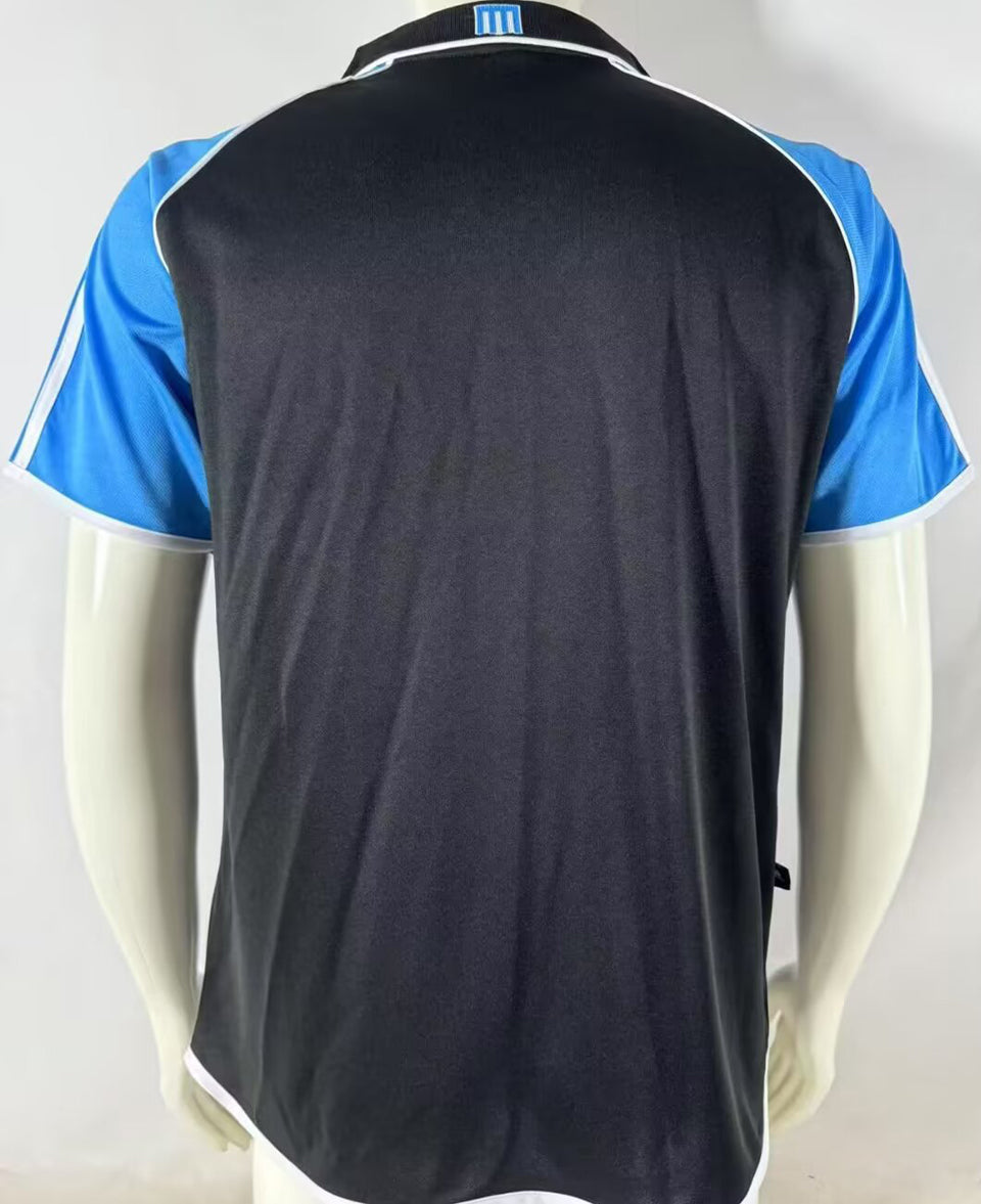 jersey 2000/01 racing visitante manga corta versión fan retro