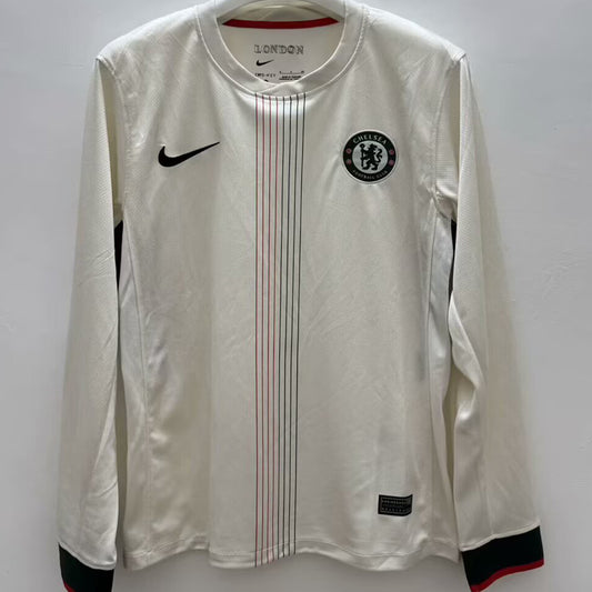 Jersey 2025/26 Chelsea Visitante Manga larga Versión Fan