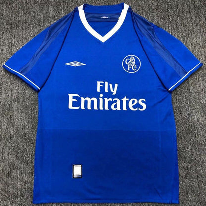 Jersey 2003 Chelsea Local Manga corta Versión Fan Retro