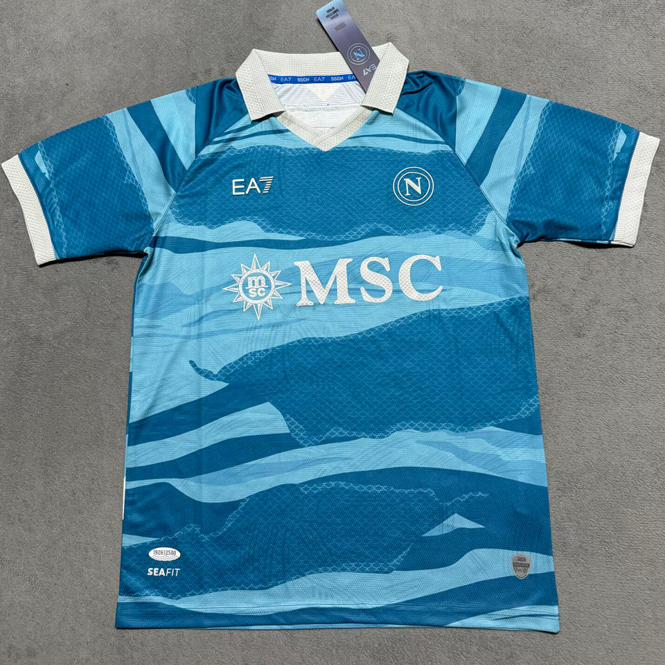 Jersey 2025 Napoli Partenope Limited Especial Manga corta Versión Fan
