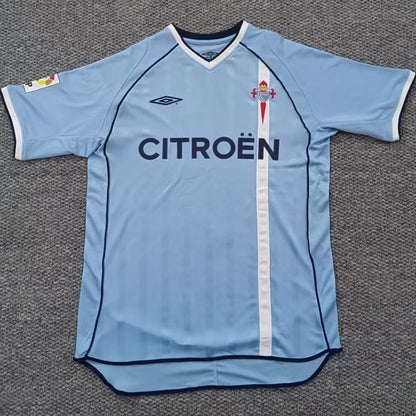 Jersey 2001/2002 Celta Local Manga corta Versión Fan Retro