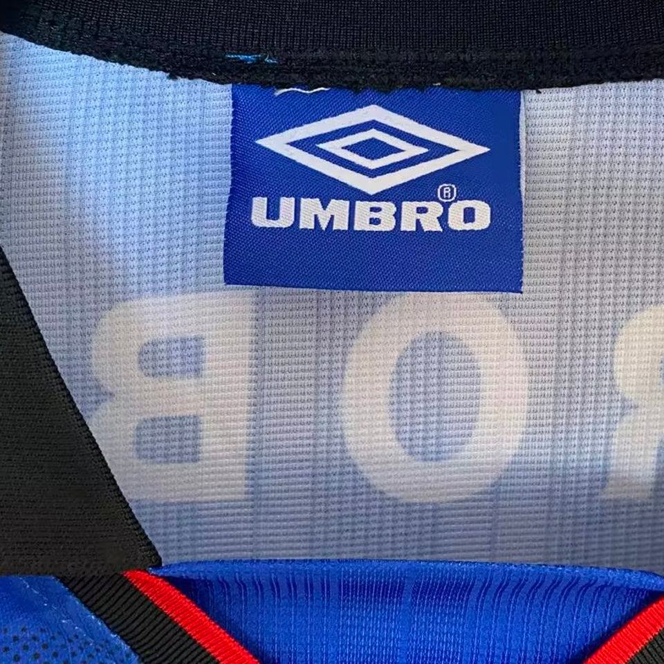 jersey 1995 flamengo tercero manga corta versión fan retro