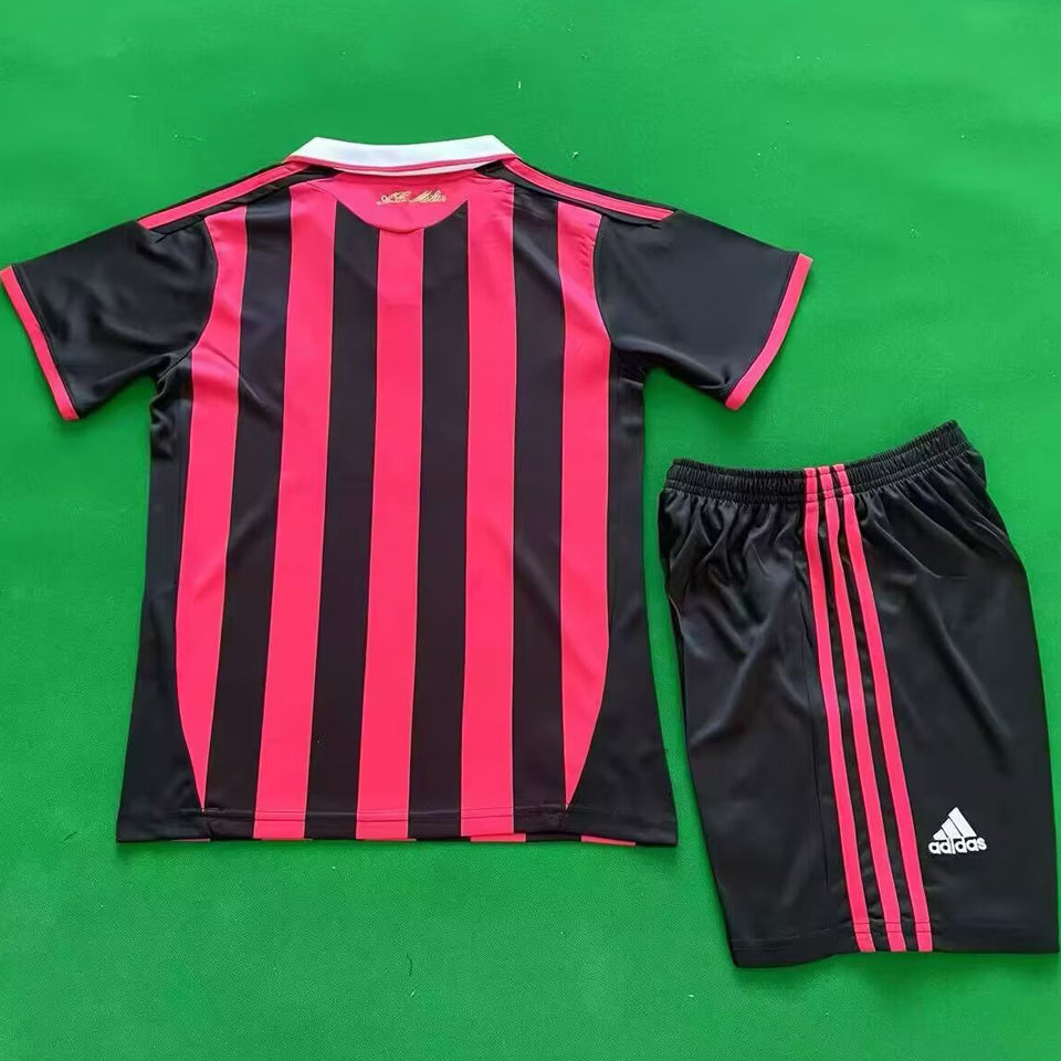 Jersey 2009/10 AC Milan Local Manga corta Niño Retro