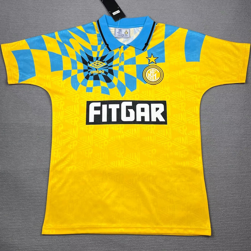 Jersey 1991/1993 Inter Milan Tercero Manga corta Versión Fan Retro