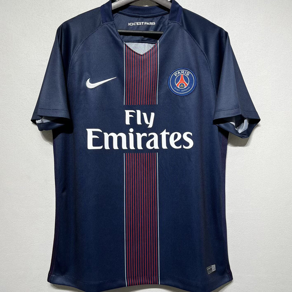 jersey 2016/17 psg local manga corta versión fan retro