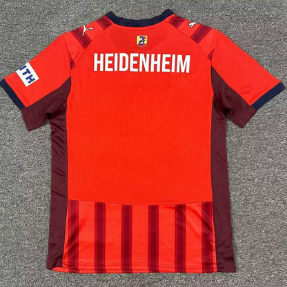 Jersey 2025/26 Heidenheim Local Manga corta Versión Fan