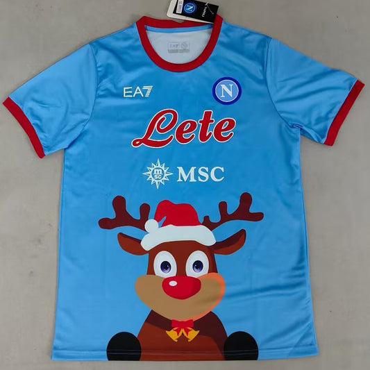 Jersey 2025/26 Napoli Christmas Especial Manga corta Versión Fan