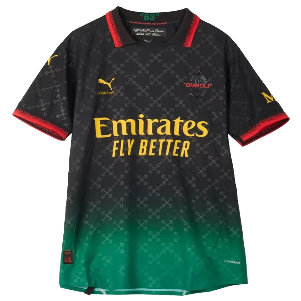 jersey 2024/25 ac milan especial manga corta versión fan