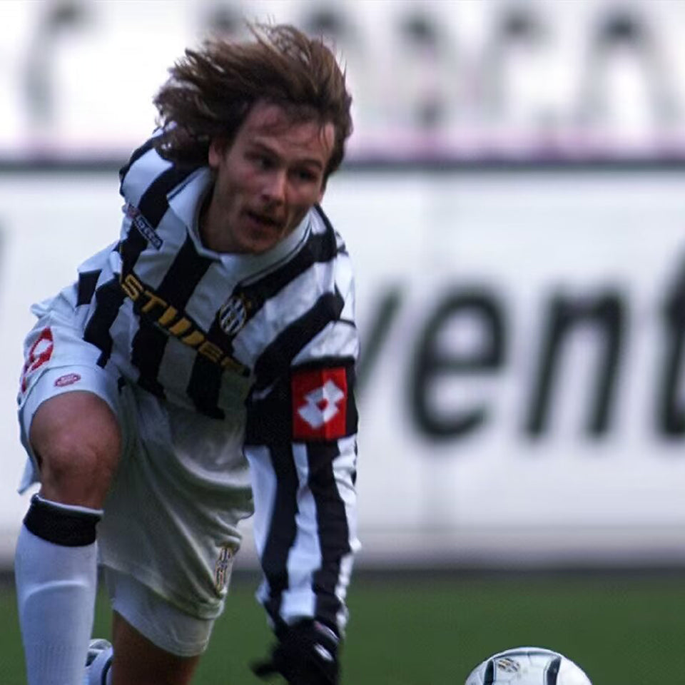 jersey 2001/02 juventus local manga corta versión fan retro