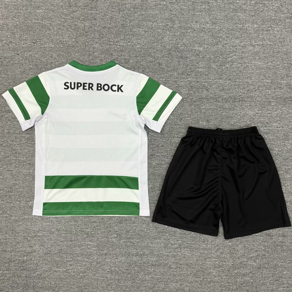 Jersey 2025/26 Sporting Lisbon Local Manga corta Niño