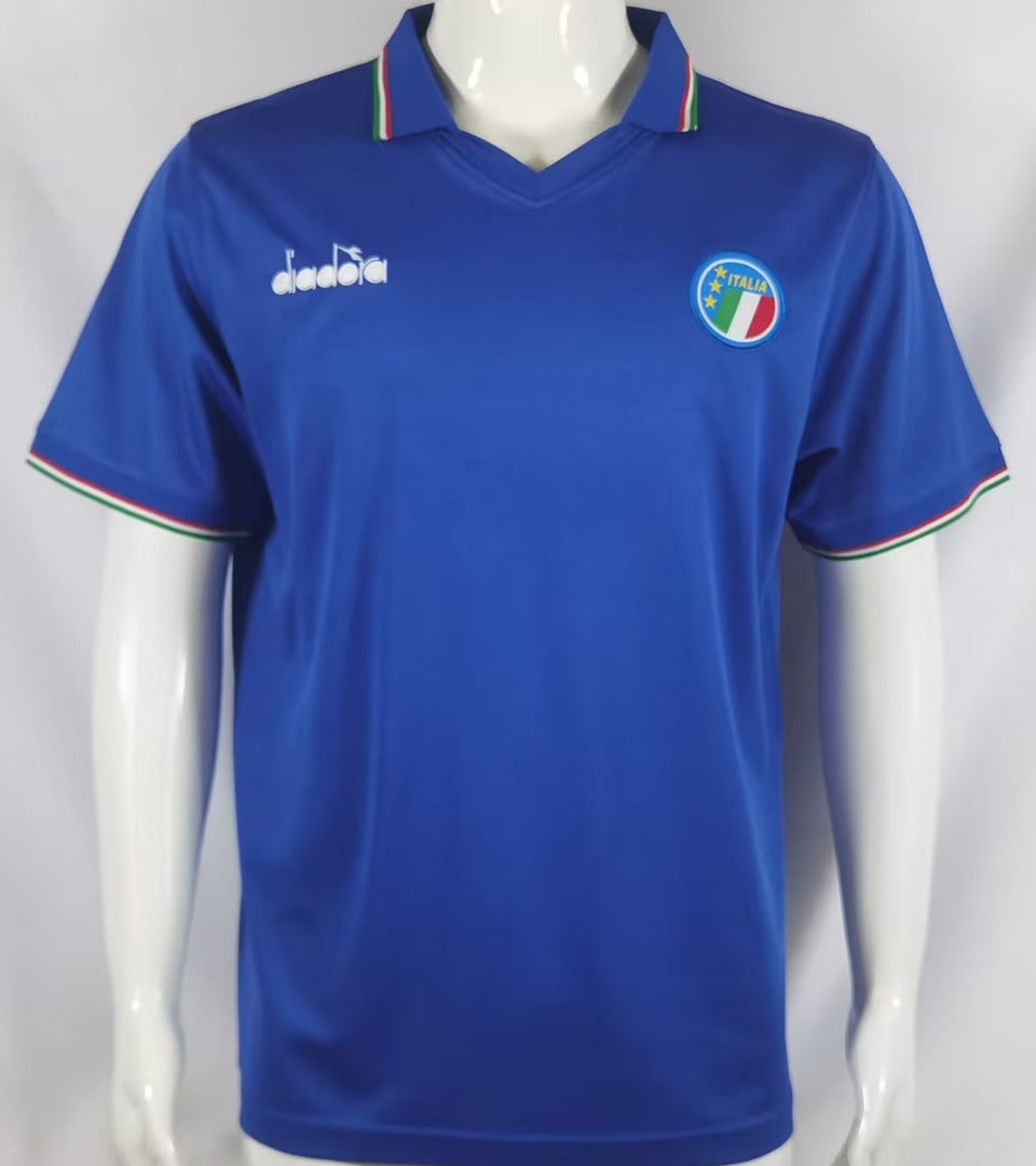 1990 italia local versión fan selecciones retro