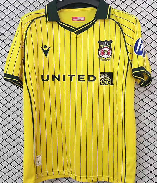 Jersey 2025/26 Wrexham Visitante Manga corta Versión Fan