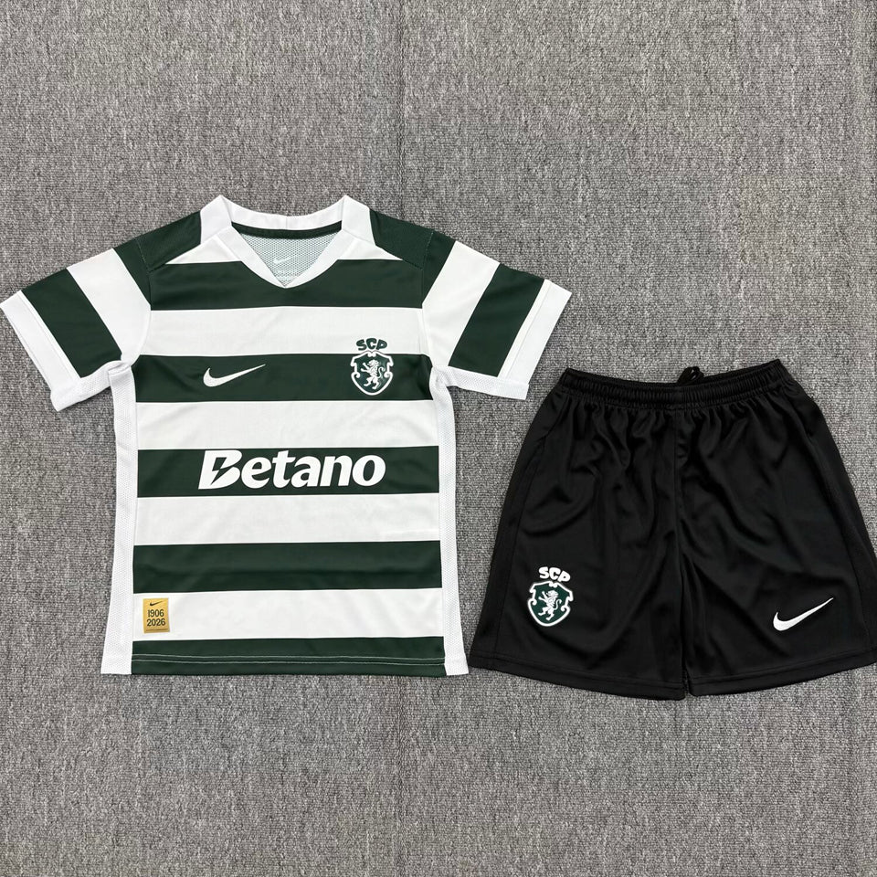 jersey 2026/27 sporting lisbon local manga corta niño