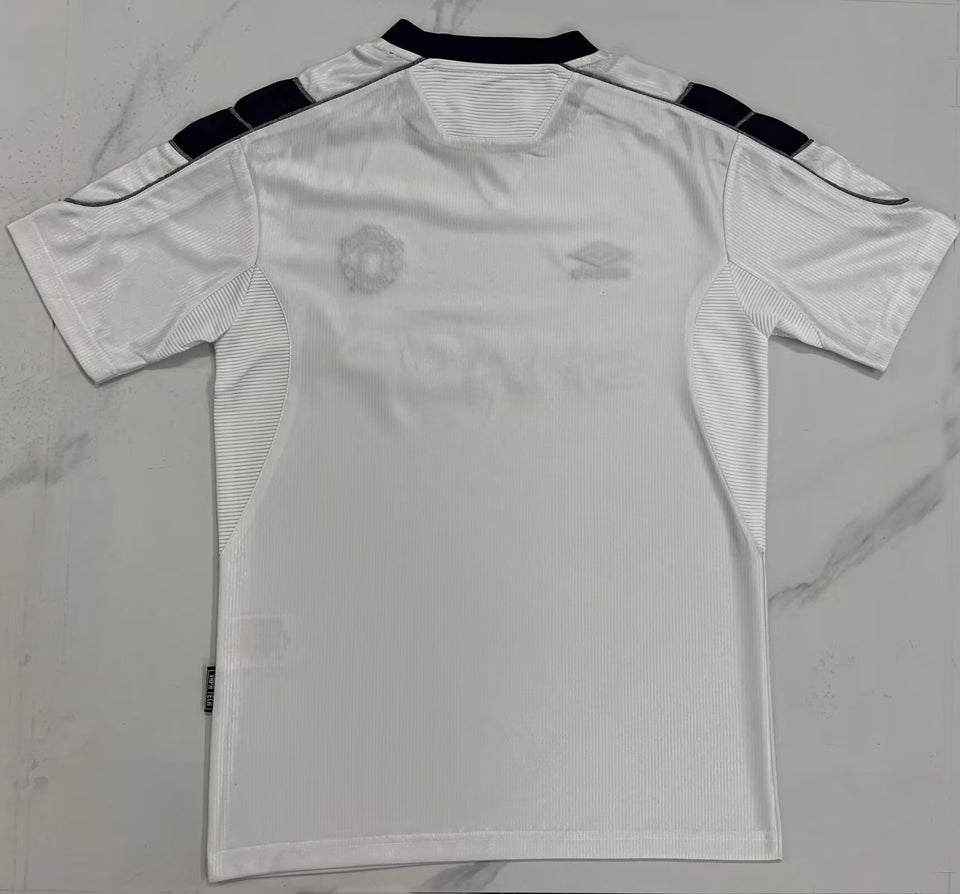 jersey 1999/2000 manchester united visitante manga corta versión fan retro