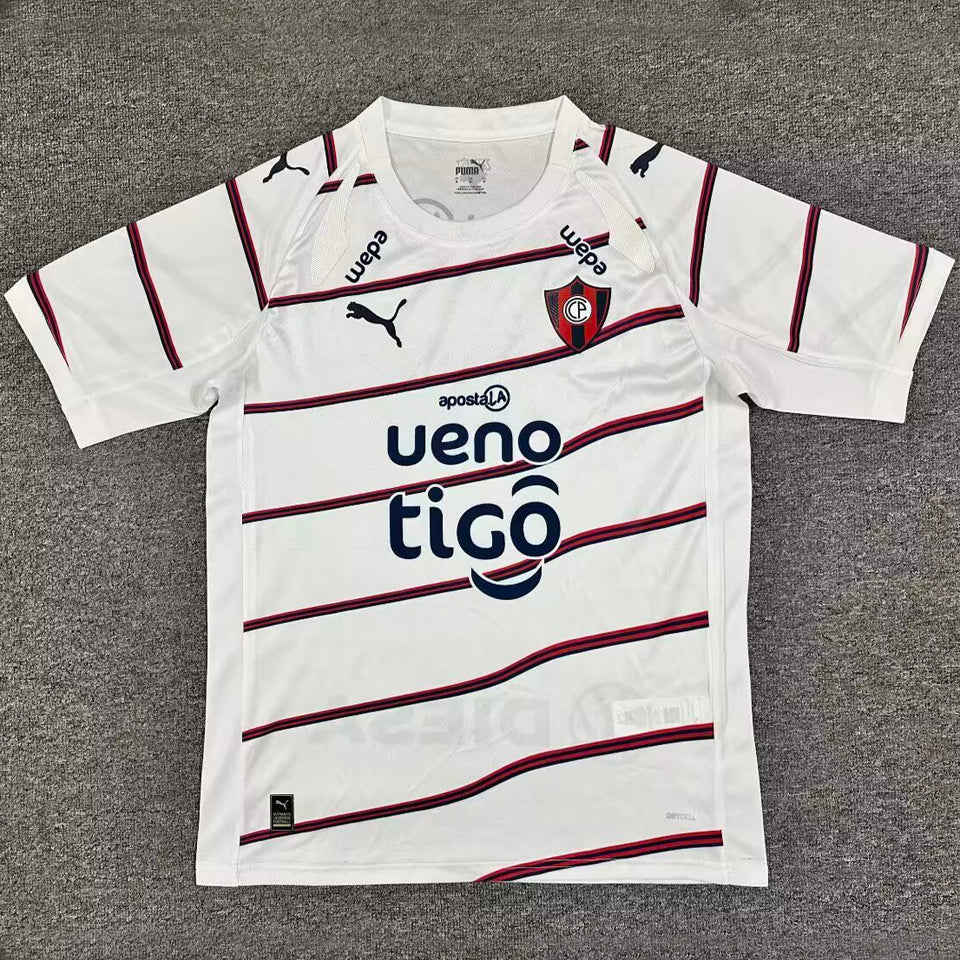 jersey 2026/27 cerro porteno visitante manga corta versión fan