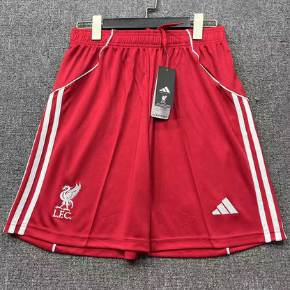 2025/26 Liverpool Local Versión Fan Shorts/ Pantalones