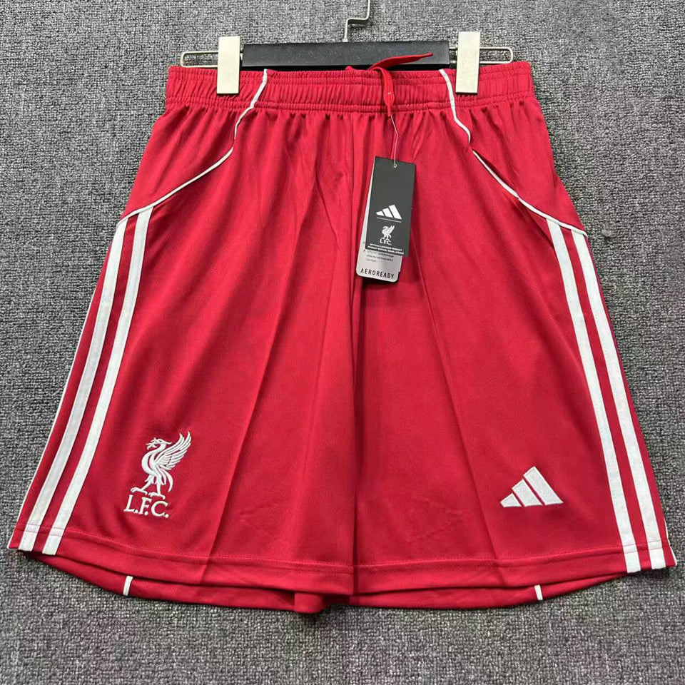 2025/26 Liverpool Local Versión Fan Shorts/ Pantalones