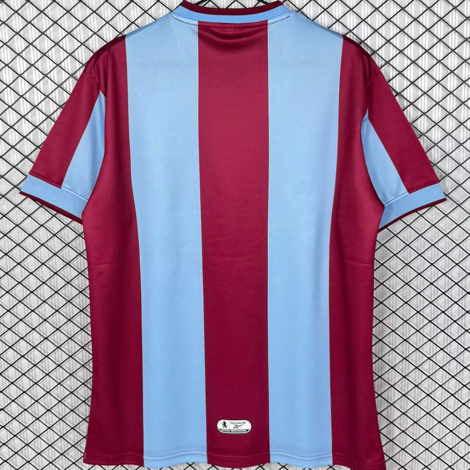 jersey 1999/2000 aston villa local manga corta versión fan retro