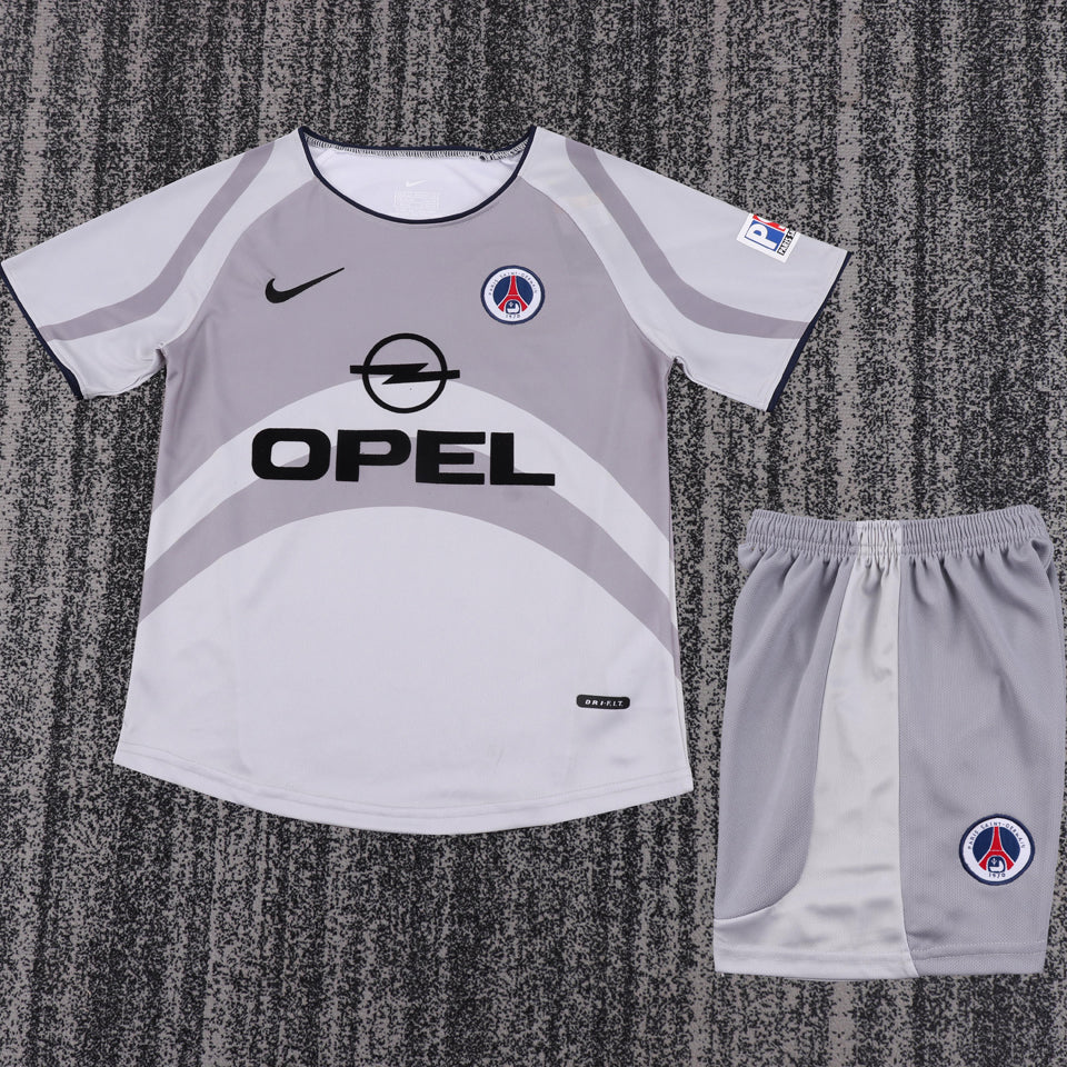 jersey 2001/2002 psg visitante manga corta niño retro