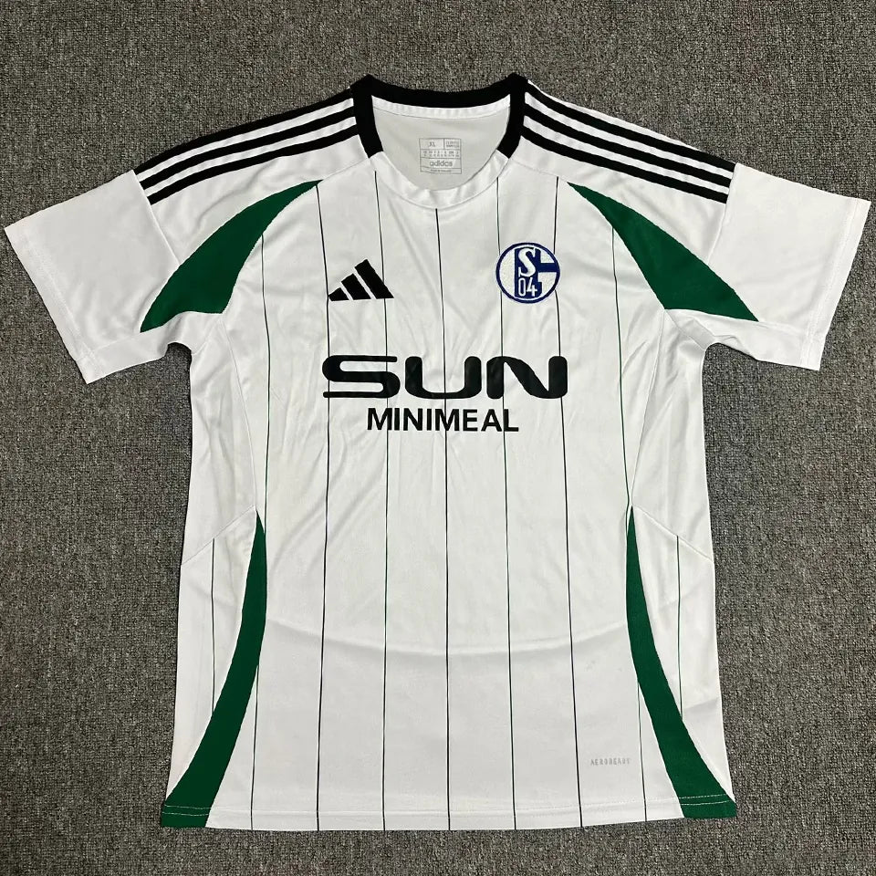 Jersey 2024/25 Schalke 04 Visitante Manga corta Versión Fan