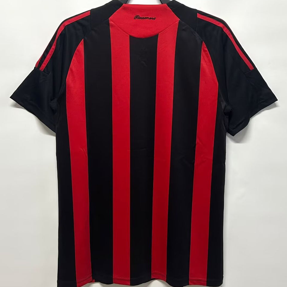 jersey 2008/09 ac milan local manga corta versión fan retro