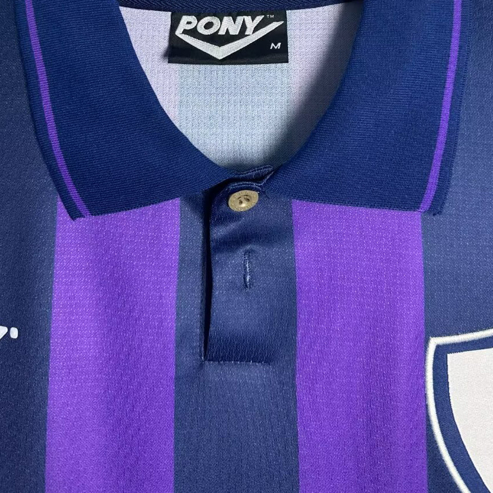 jersey 1995/97 tottenham visitante manga corta versión fan retro