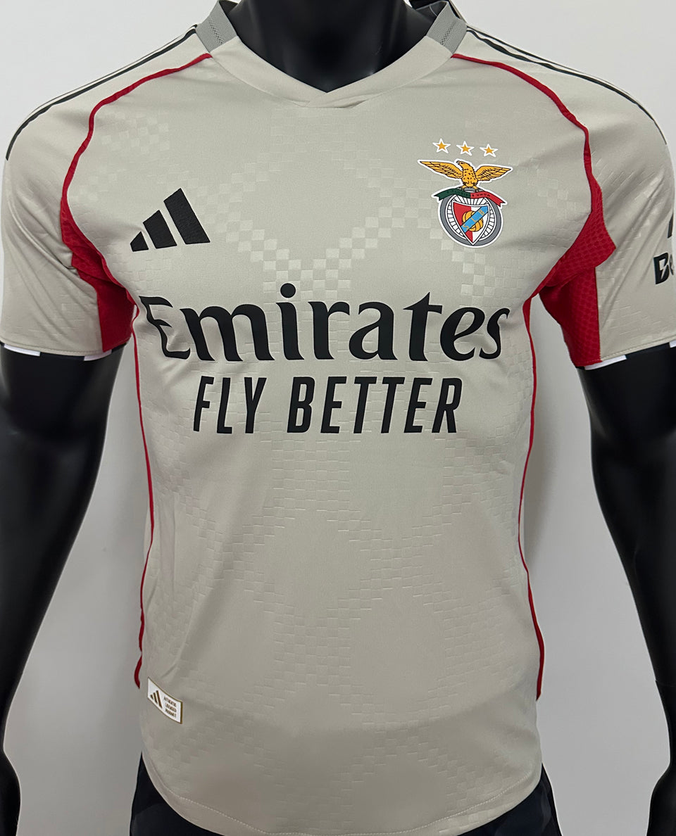 Jersey 2025/26 Benfica Visitante Manga corta Versión Jugador