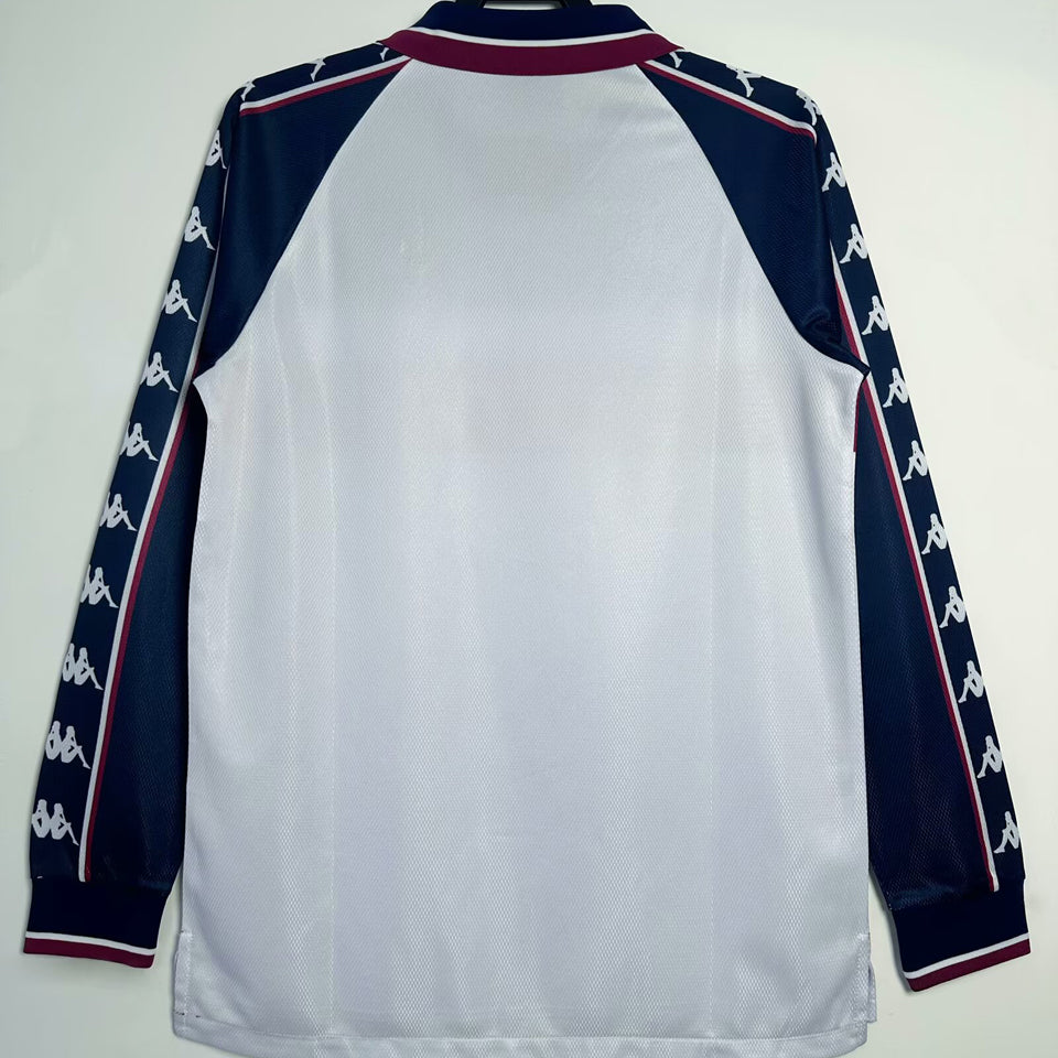 Jersey 1997/98 Manchester City Visitante Manga larga Versión Fan Retro