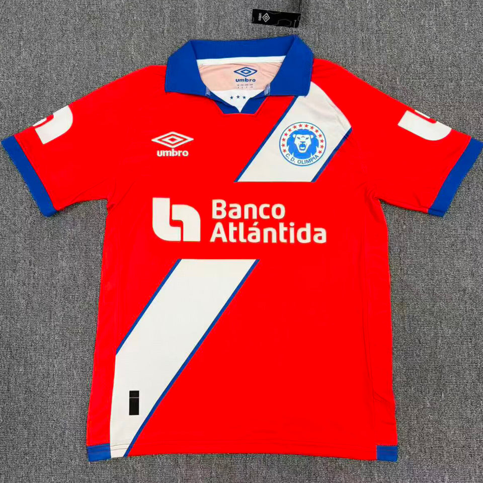 jersey 2026 cd olimpia aaway visitante manga corta versión fan