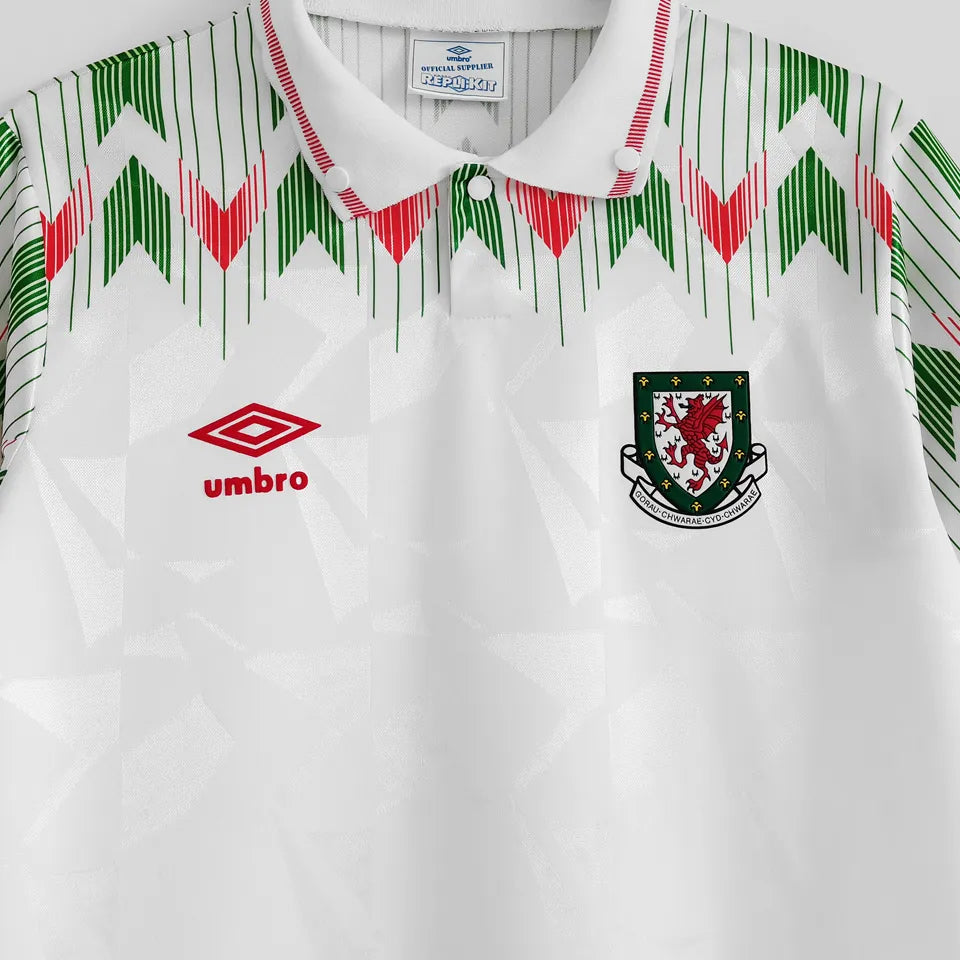 1990/92 Wales Visitante Versión Fan Selecciones Retro