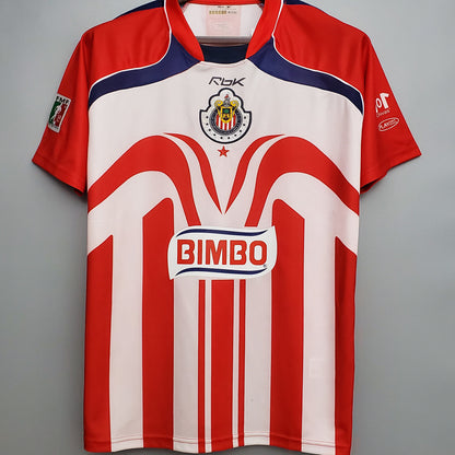 Jersey 2006/07 Chivas Local Manga corta Versión Fan Retro