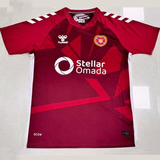 Jersey 2025/26 Hearts Local Manga corta Versión Fan