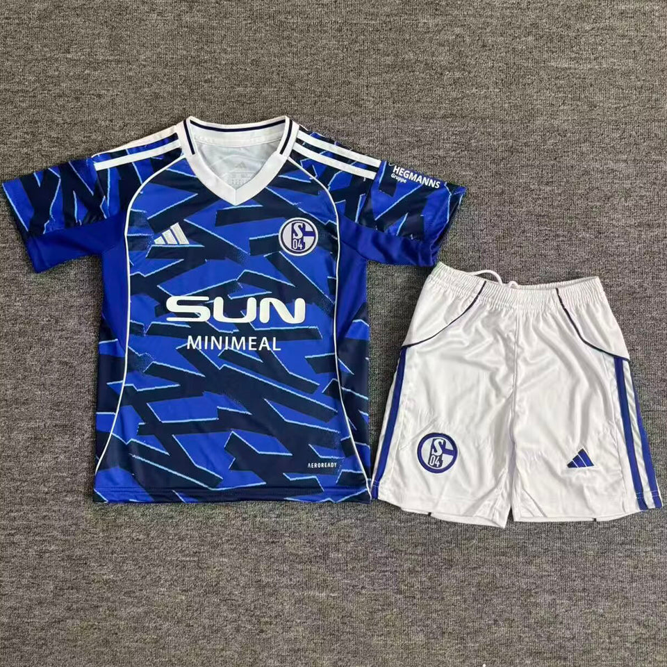jersey 2025/26 schalke 04 local manga corta niño