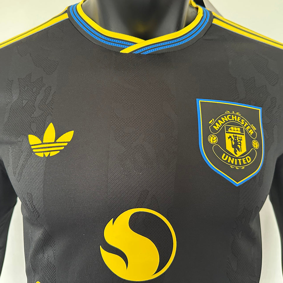 Jersey 2025/26 Manchester United Tercero Manga larga Versión Jugador