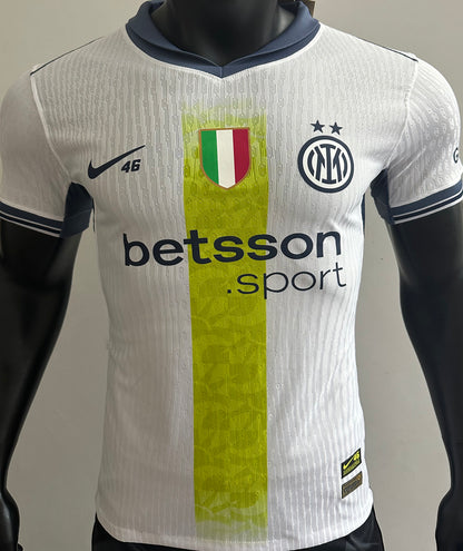 Jersey 2024/25 Inter Milan Visitante Manga corta Versión Jugador