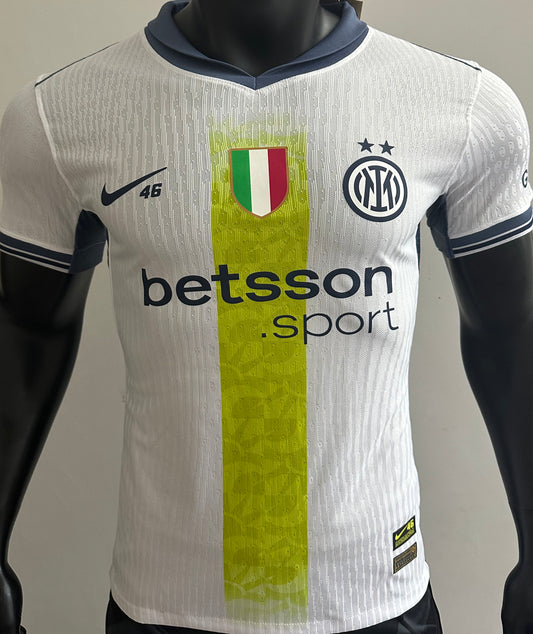 Jersey 2024/25 Inter Milan Visitante Manga corta Versión Jugador