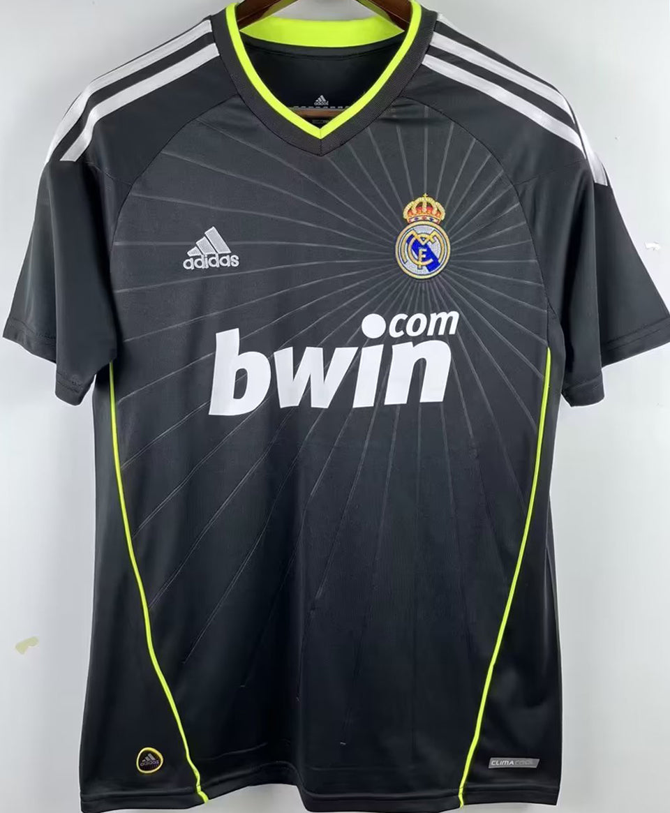 jersey 2010/11 real madrid visitante manga corta versión fan retro