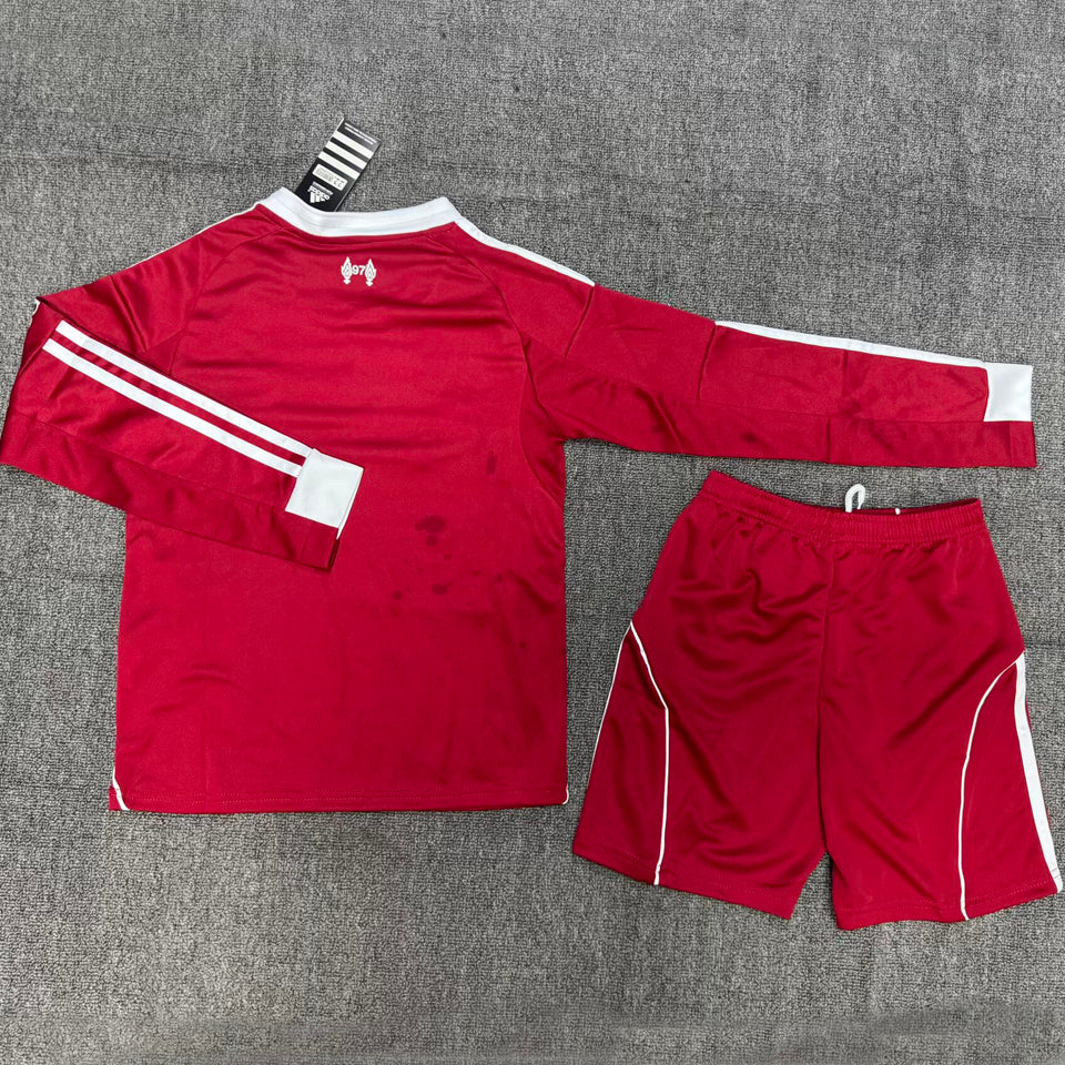 Jersey 2025/26 Liverpool Local Manga larga Niño