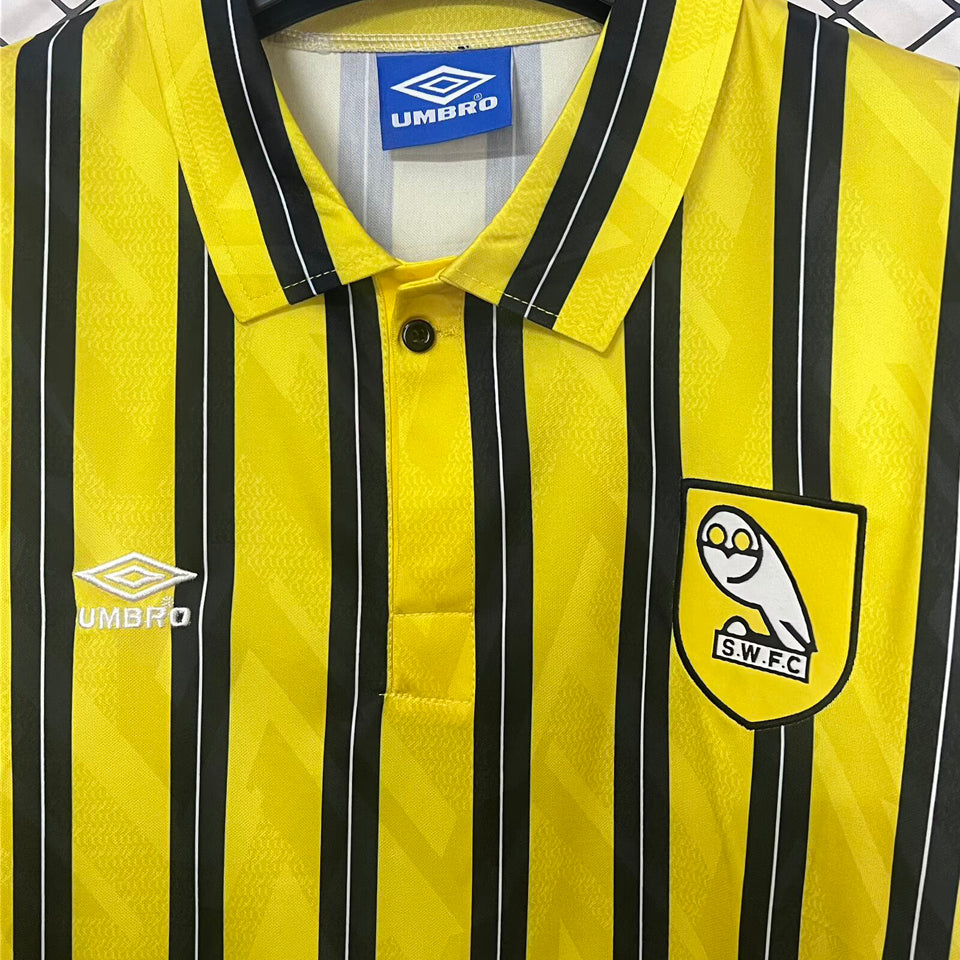 jersey 1922 sheffield wednesday visitante manga corta versión fan retro